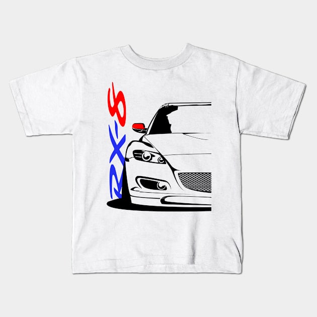 Mazda RX8 Kids T-Shirt by gaplexio